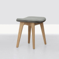 Estofado de couro Stool Footrest Morph Pouf Otomano