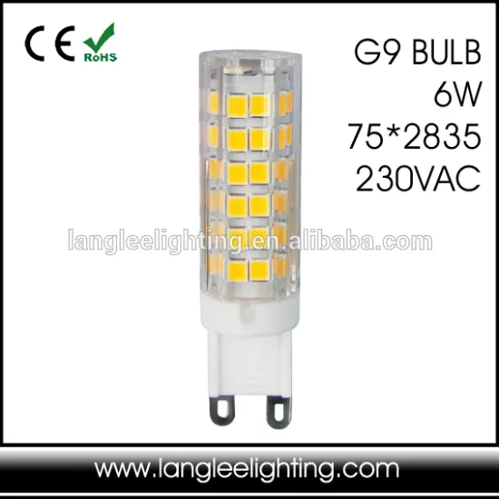 Hot G9 LED 6W 500LM Ceramic G9 LED Bulb 75SMD 2835