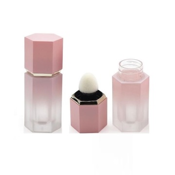 Hexagon-Shaped 4.5ml Cosmetic Container Bottle with Sponge