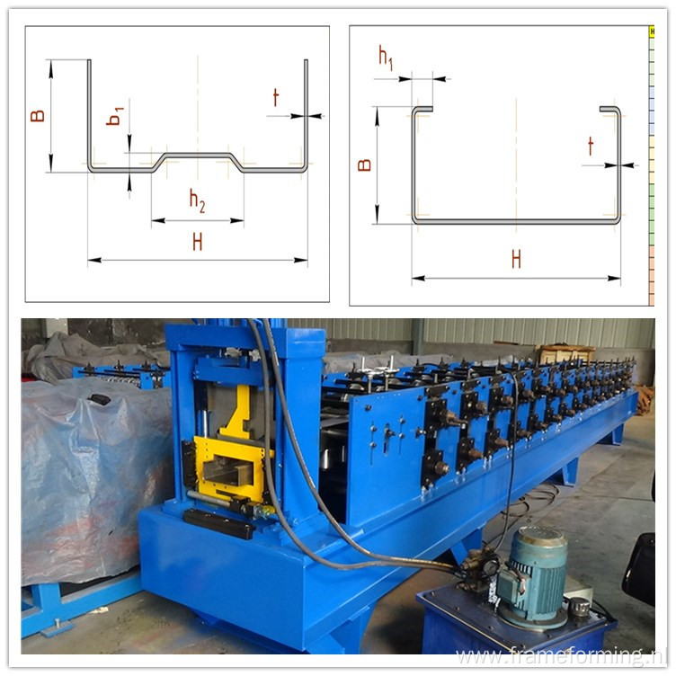 purlin perlin roll forming machine production line