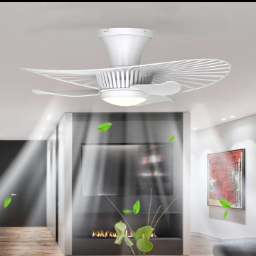 2024 Mini LED Fan Light Remote Control Air Cooler Ceiling Fan