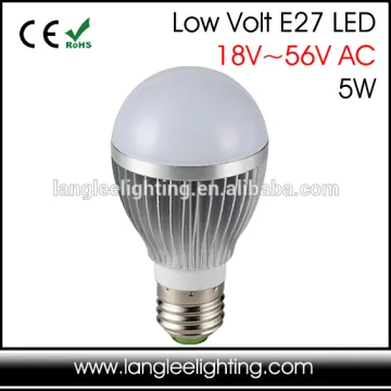 24V LED Bulb 5W 360Degree LED Lampada E27