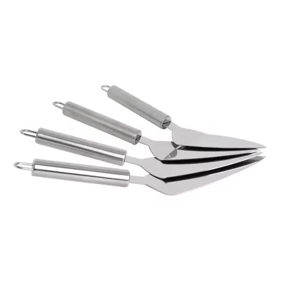 In Stock: Stainless Steel Triangle Cake Shovel and Pizza Cutter Baking & Serving Set