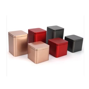 Square Food-Grade Tinplate Tea Tins