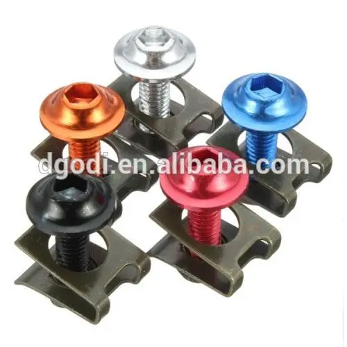 6mm cnc bolt kit screw speed mounting clamps steel fastener clips fairing nuts