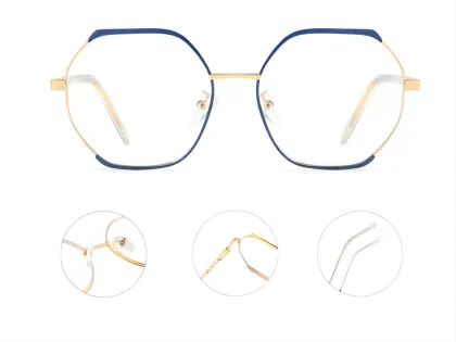 Geometric Anti Blue Blocker Light Glasses