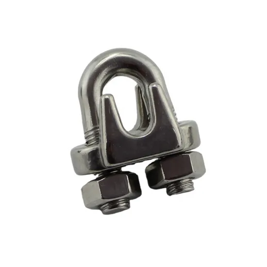 JIS Type M12 Stainless Steel 304 Wire Rope Clips: Rigging Hardware for Secure Connections