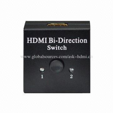 2 Ways HDMI Switch, Bi-direction, 52*45*20mm Dimensions