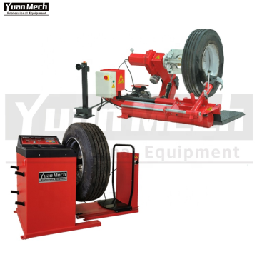 Heavy Duty Truck Tire Changer and Balancer Combo