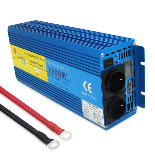 Digital Display 4000W Peak Pure Sine Wave Power Inverter DC 12V to AC 220V 230V 240V Converter Supply Solar Power