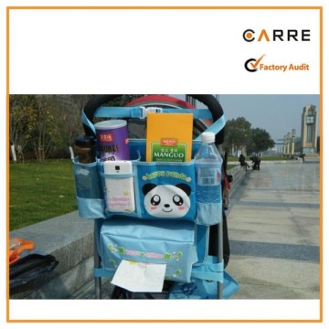 mommy baby stroller car seat backside organizer with tissue holder