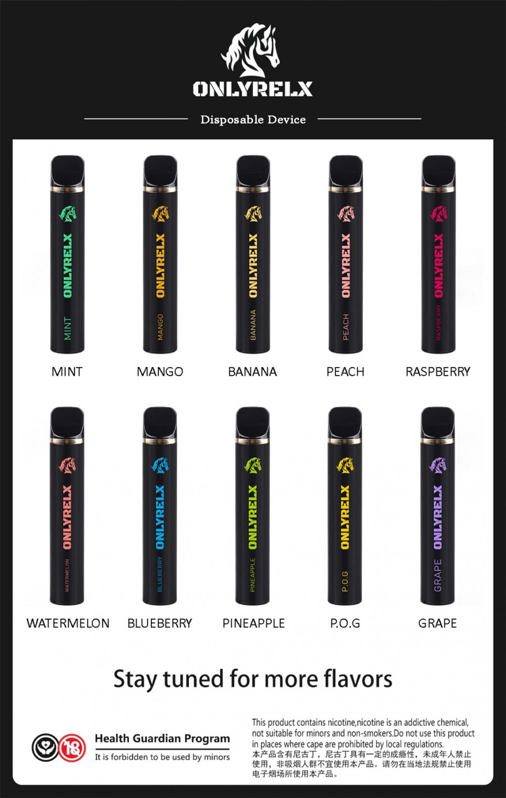 Einweg -Vape -Stift 1600 Puffs Mini Ecigarette