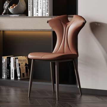 Modern Luxury Xipi Leather Art Armless Chair