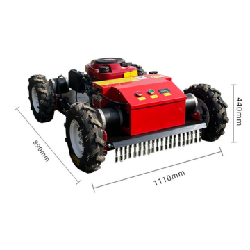 무선 원격 제어 550mm 미니 로봇 잔디 모어