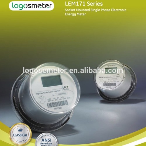 Single Phase Digital Multi-Function Electrical Energy Meter with Electronic  LCD Display - Power India Meters : : Industrial & Scientific