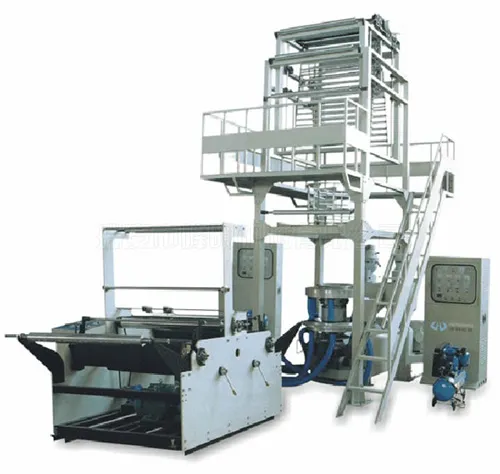 Two Layer Coextrusion Rotary-Die Head Fully Automatic Rewinding Film Blowing Machine Set