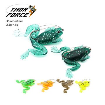 Topwater Wobbler Frog Frog Lures - 6cm 4.5g الطعوم الاصطناعية لصيد رأس الأفعى
