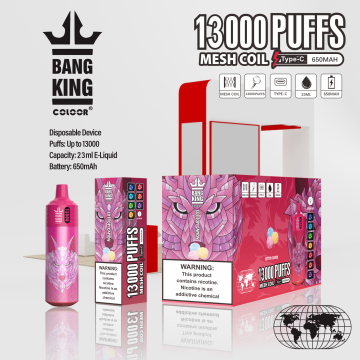 Bang King 13000 Puffs Ecig Ehookah Disposable Vape