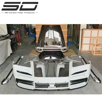 MSY Body Kit with Dry Carbon Fiber Forged Carbon Fiber Upgrade for Rolls Royce Cullinan Hood