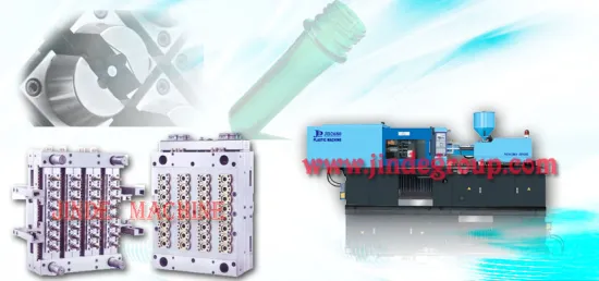 plastic PET botter preform mould and machine
