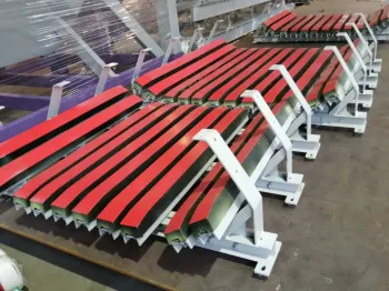 conveyor impact bed