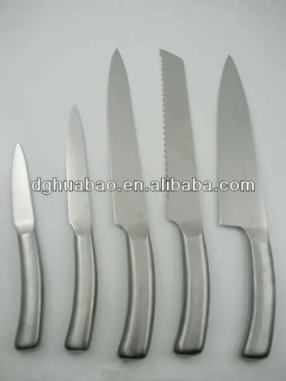 stainless steel knife with pp handle