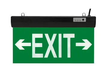 OSL Commercial Black LED Emergency Exit Sign