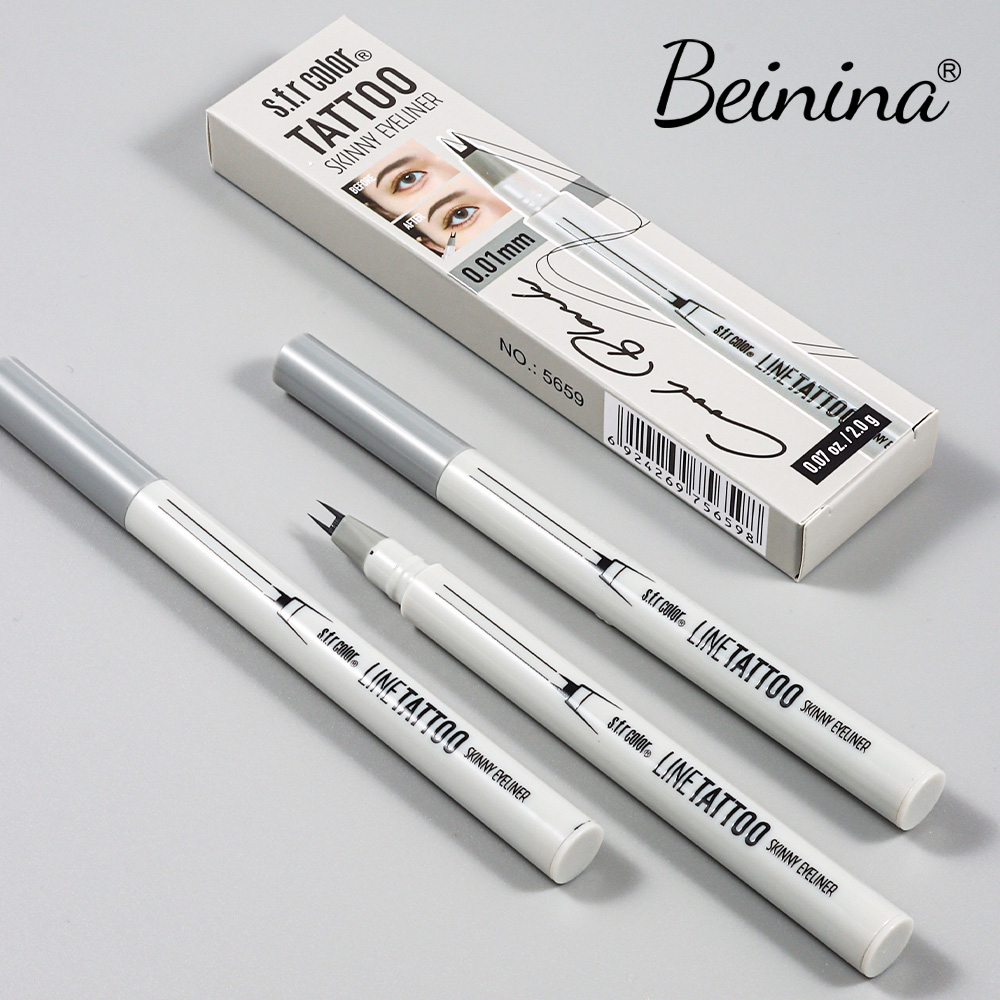 Çift Kafalı Suya Dayanıklı Yüksek Pigmentli Eyeliner Kalemi