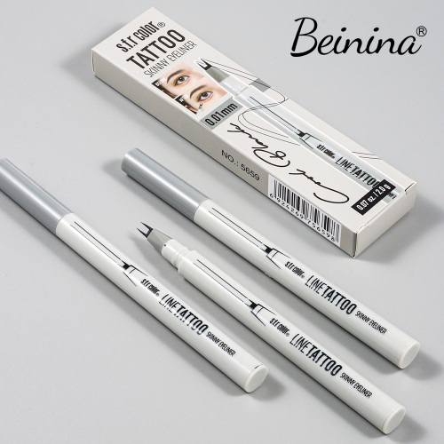 Çift Kafalı Suya Dayanıklı Yüksek Pigmentli Eyeliner Kalemi