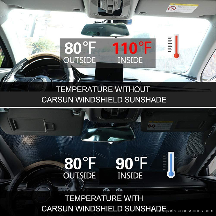 Polsa de sol de proteção de carro retrátil ao ar livre