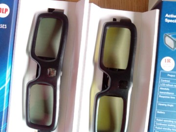 DLP link projector TV Active shutter 3d glasses