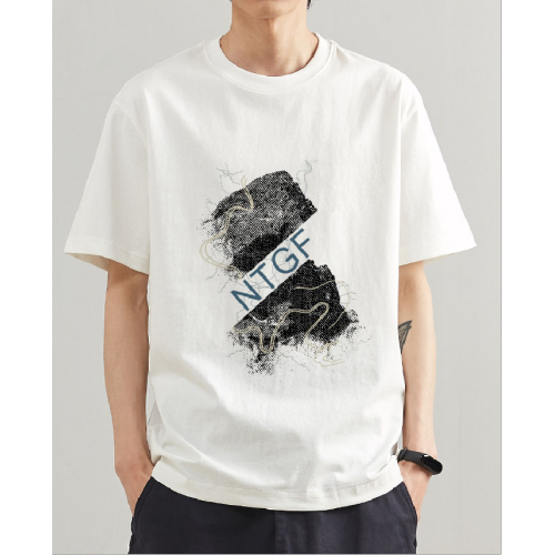 Mens T Shirts Men's T-shirt made of CVC fabric Manufactory