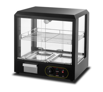 Electric Three Layer Glass Food Warmer Display Cabinet for Commercial Use