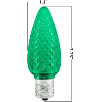Waterproof 120V E17 C9 Dimmable Christmas Lights for Mini Trees