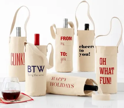 Promotional Cotton Bottle Bags