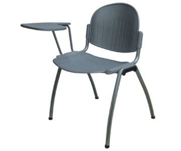 molded plastic tablet chair hot sell 4 leg school writing chair solid steel class room chair