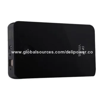 Large Capacity Power Bank with 36,000mAh, 2 x USB 5V x 2, 2 x 12/19/24V DC