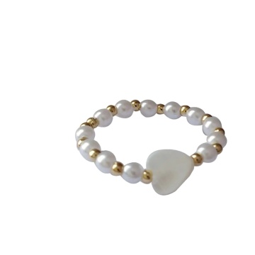 Stylish Adjustable Heart Pearl Ring for Women: A Perfect Accessory for Every Occasion