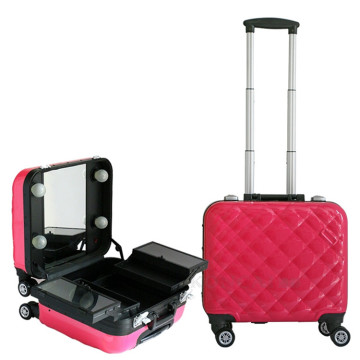 New Fashion Makeup Box with Mirror for Girls