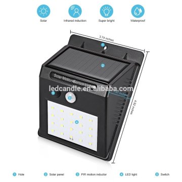 led wall price 24Led solar led lights for crafts Motion Sensor Led Wall Light and solar outdoor lighting