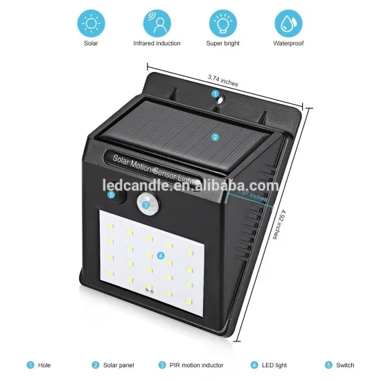 Wireless Outdoor lighting 6/8/16/20 LED Solar sensor wall light