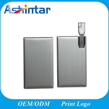 Metal USB Stick Card USB Flash Memory Mini Waterproof USB Flash Drive