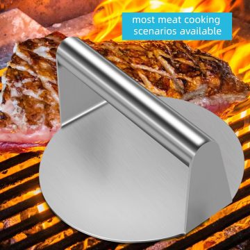 Alat Smasher Hamburger Stainless Steel - Grill Patty Maker &amp; Tortilla Press