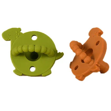 Cartoon Dinosaur shape Silicone baby pacifier