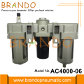 AC4000-06 3/4 &#39;&#39; Pneumático FRL Filter Regulator Lubricator