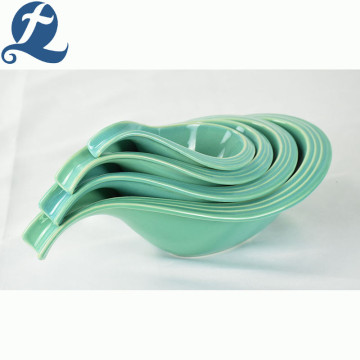 Tableware Phoenix Tail Pattern Long Handle Bowl Spoon