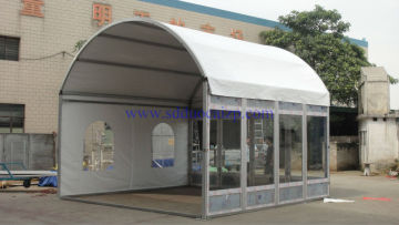 5x5M warehouse dome tent with glass wall