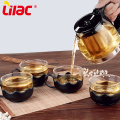 Lilac S391 Glass Teapot