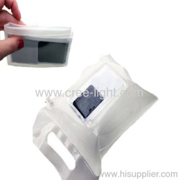2012 New Design Solar Lantern Bag Solar Energy Bag With 0.5w Solar Panel 100-120lm Brightness Ack-8326 