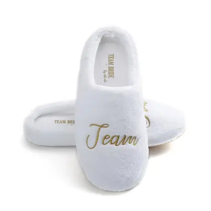 Full wrapped velour softly comfortable thick soled slippers